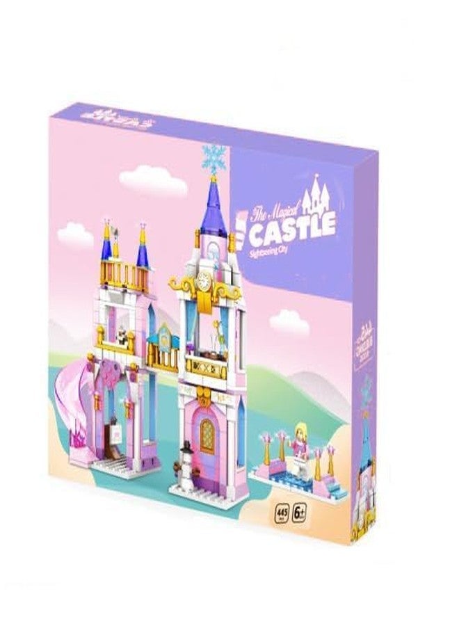 EXOMOON Girl Dream Villa House Magical Castle Building Blocks Building Blocks Bricks DIY Assemble Educational Toys (445 pc) - Image 1